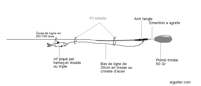 montage sandre au posé