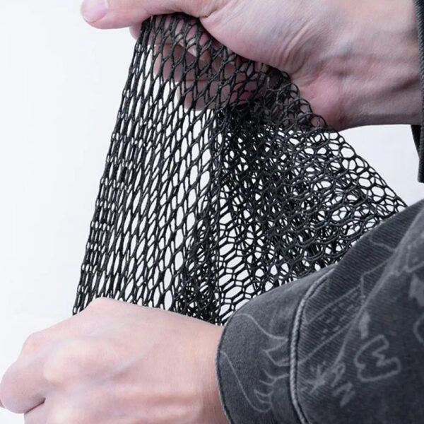 Maille de bourriche plastifiée lisse.